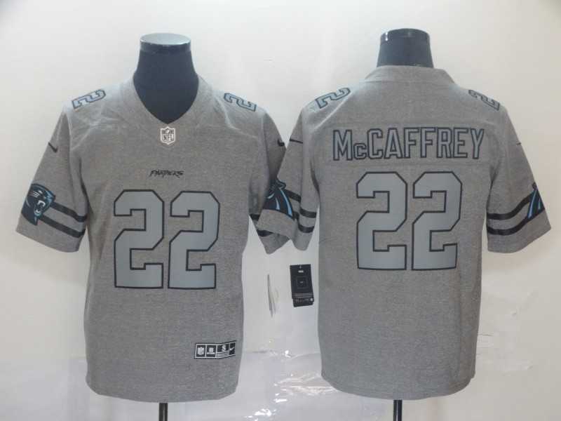 Nike Panthers 22 Christian McCaffrey 2019 Gray Gridiron Gray Vapor Untouchable Limited Jersey,We sell and wholesale Nike Panthers 22 Christian McCaffrey 2019 Gray Gridiron Gray Vapor Untouchable Limited Jersey on line form chian!